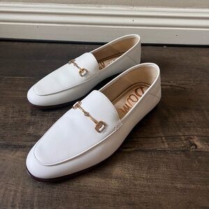 SAM EDELMAN Loraine Loafers White Lee - Size 7